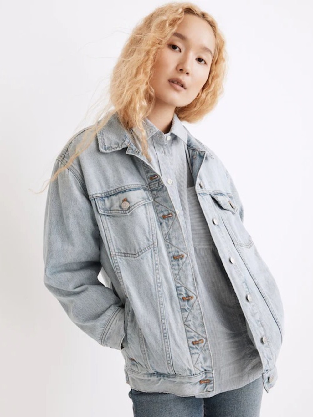 MADEWELL Oversized Trucker Jean Jacket M